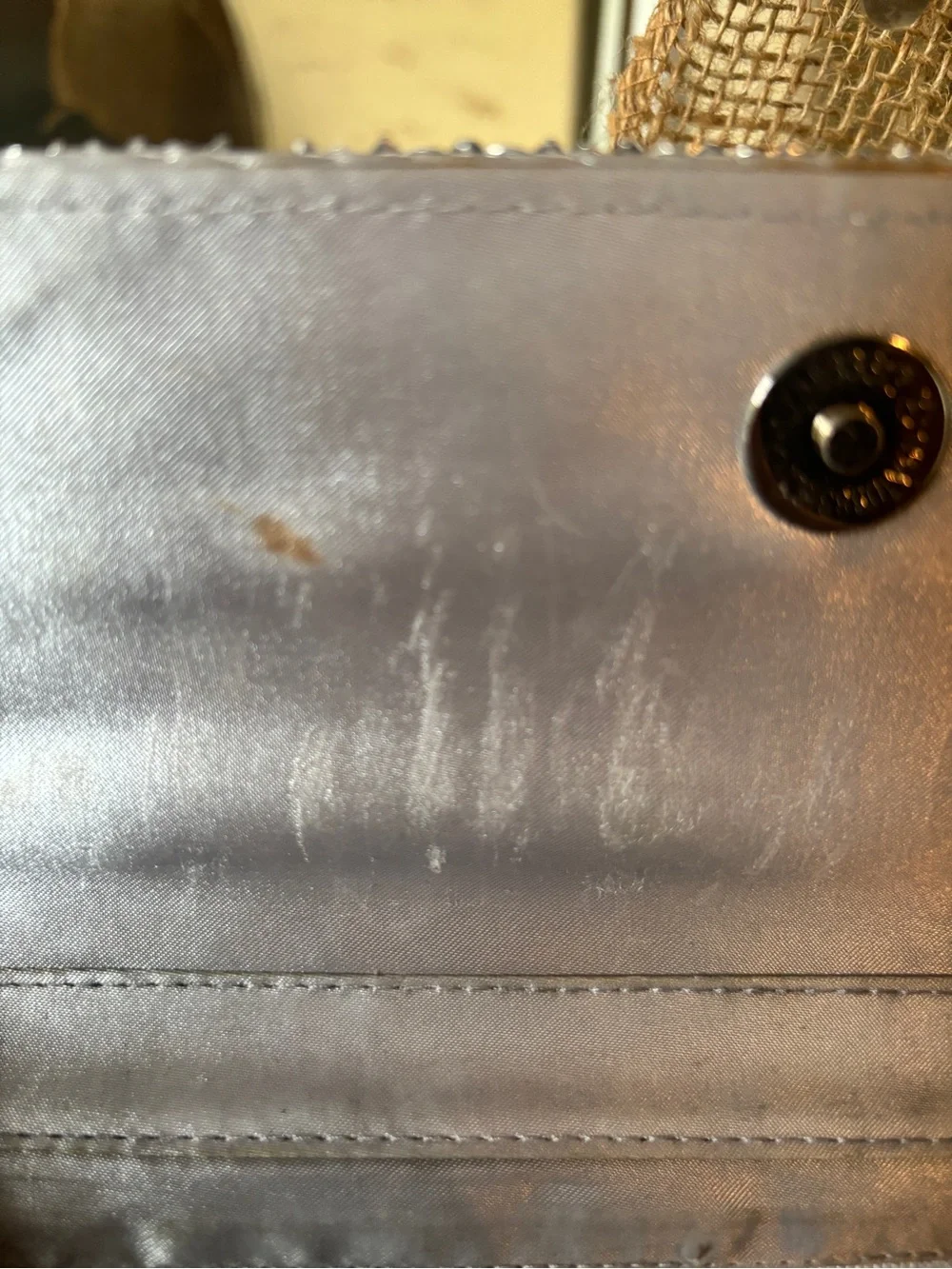 Silver Chainmail Evening Clutch